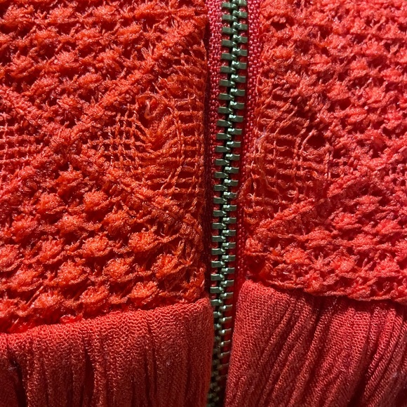 Torrid Red Mini Lace Sleeveless Dress Size 10 - Picture 6 of 6